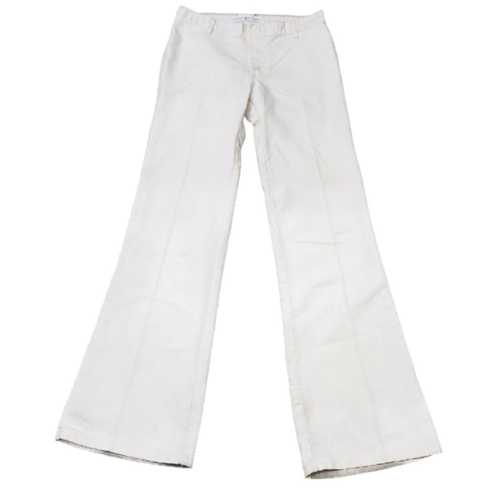 Tommy Hilfiger White Demin Wide Leg Pants Jeans Size 10